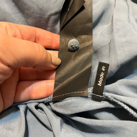 The Kooples Short Sky Blue Dress with Floaty Frills - Picture 9 of 16